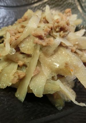 ごぼうと豚挽肉のしぐれ煮-レシピのメイン写真