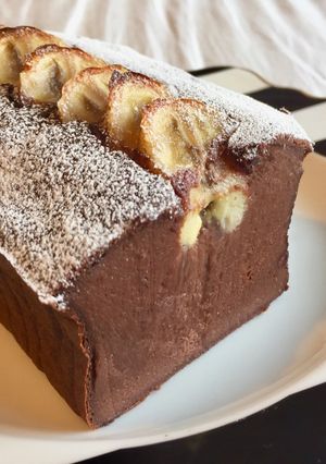 バター不要！濃厚バナナ豆腐ガトーショコラ-レシピのメイン写真