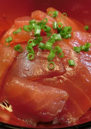 鮪中落ちのづけ丼-レシピのメイン写真