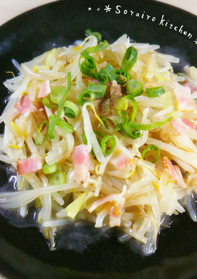 満腹ダイエット★塩焼きそば風もやし炒め★-レシピのメイン写真