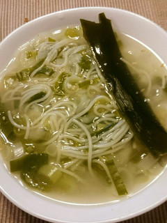 体温まる!ネギたっぷりにゅうめん。-レシピのメイン写真