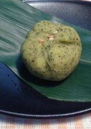 さつまいもの緑茶巾-レシピのメイン写真