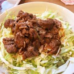 ミートボールでロコモコ風ズボラ丼♪-レシピのメイン写真