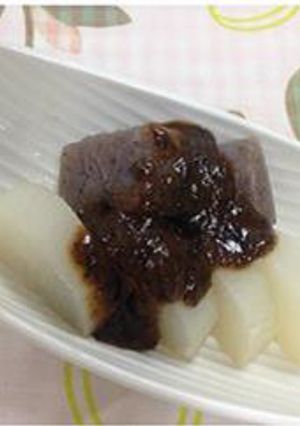 大根と蒟蒻の茶味噌田楽-レシピのメイン写真