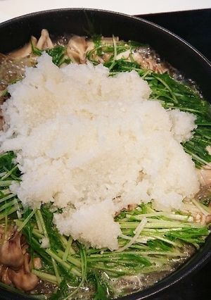 鶏みぞれ鍋♪ゆず胡椒味-レシピのメイン写真