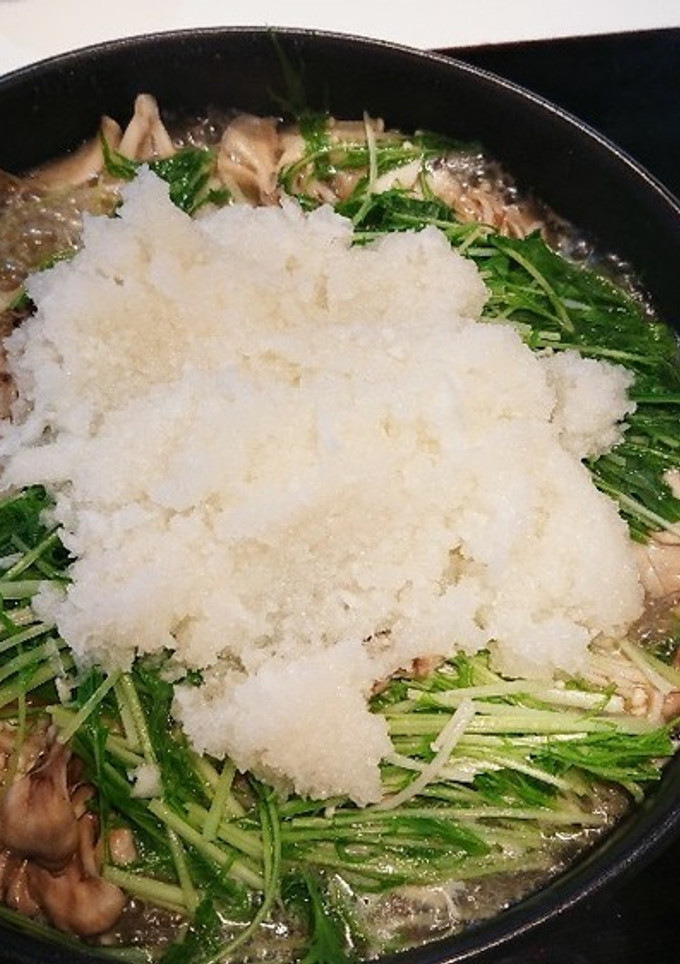 鶏みぞれ鍋♪ゆず胡椒味-レシピのメイン写真