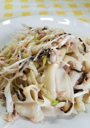 深谷ねぎ《今が旬♪》マリネ風うどん-レシピのメイン写真