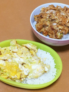 超簡単!ネギ玉丼【2歳幼児食】-レシピのメイン写真