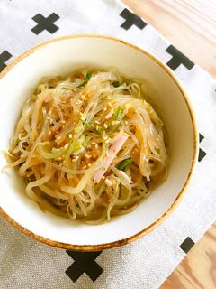 レンジで5分♪もやしと春雨の中華サラダ-レシピのメイン写真