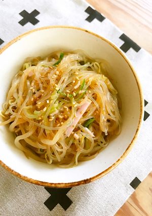レンジで5分♪もやしと春雨の中華サラダ-レシピのメイン写真