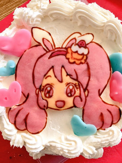 プリキュア*キュアホイップ*キャラチョコ-レシピのメイン写真