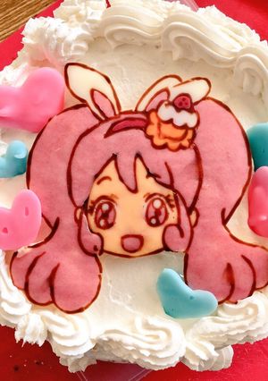 プリキュア＊キュアホイップ＊キャラチョコ-レシピのメイン写真