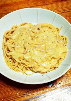 簡単手抜きクリームパスタ-レシピのメイン写真