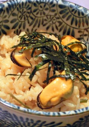 《ムール貝で和食》貽貝(いがい)ごはん-レシピのメイン写真