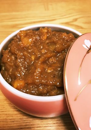 完熟柿を美味しく食べよう☆柿の味噌ダレ-レシピのメイン写真