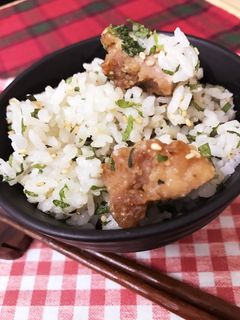 残りのから揚げで。大葉混ぜごはん-レシピのメイン写真