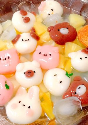 アニマル白玉-レシピのメイン写真
