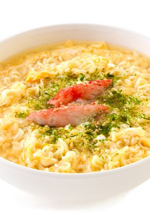 かき卵青のり麺-レシピのメイン写真