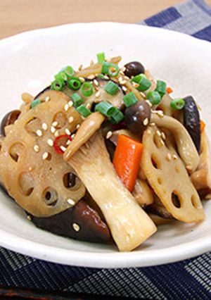 きのこの香り!蓮根のきんぴら-レシピのメイン写真