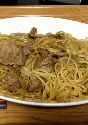 豚肉の炒め麺 生姜醤油風味-レシピのメイン写真