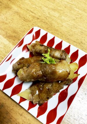 お弁当に！簡単 豚肉巻きポテト(^^)-レシピのメイン写真