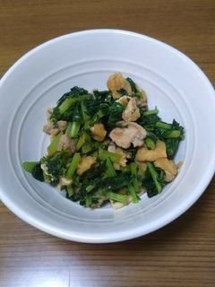大根の葉の炒め物-レシピのメイン写真