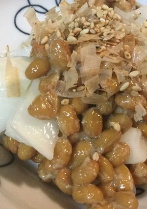 酒のつまみに！納豆大根甘酢和え-レシピのメイン写真