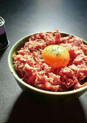 卵かけご飯Withコンビーフ❤-レシピのメイン写真