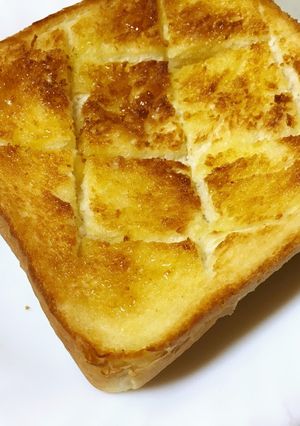 幸せ★さくじゅわ〜Wバターハニートースト-レシピのメイン写真