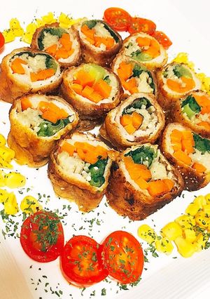 カラフル野菜の豚ばら肉巻き-レシピのメイン写真