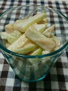セロリの明太マヨあえ-レシピのメイン写真