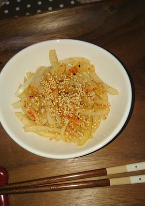大根の皮の金平大根(^^)v-レシピのメイン写真