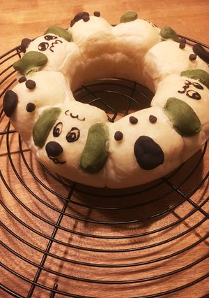 ワンワン ちぎりパン-レシピのメイン写真