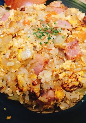 ベーコンたっぷりチャーハン-レシピのメイン写真
