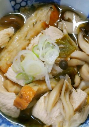 簡単✿鶏むね肉ときのこ さつま揚げの煮物-レシピのメイン写真