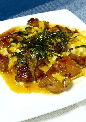 レンジで簡単！親子丼☆焼き鳥リメイク-レシピのメイン写真
