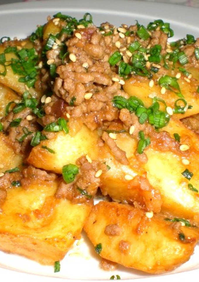 揚げじゃがの肉みそ炒め煮-レシピのメイン写真