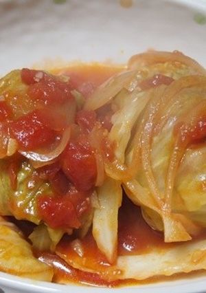 絶品！ロールキャベツのトマト煮込み-レシピのメイン写真