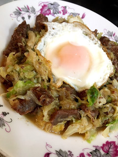 ☆白菜牛丼の目玉焼きのせ☆-レシピのメイン写真