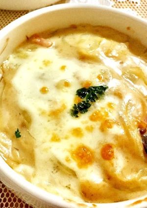 濃厚♪キャベツとツナのグラタン-レシピのメイン写真