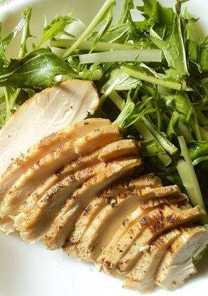 レンジ1分半＋4分焼くだけでサラダチキン-レシピのメイン写真