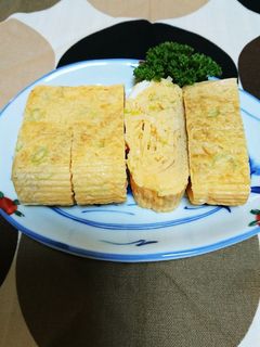 葱入り玉子焼き-レシピのメイン写真