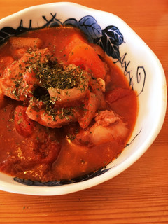 冬野菜のチキンのトマト煮込み-レシピのメイン写真