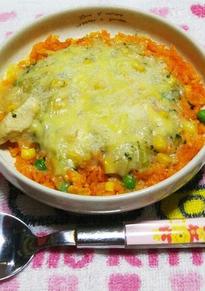 おうちで超簡単オムライス屋さんのドリア風-レシピのメイン写真