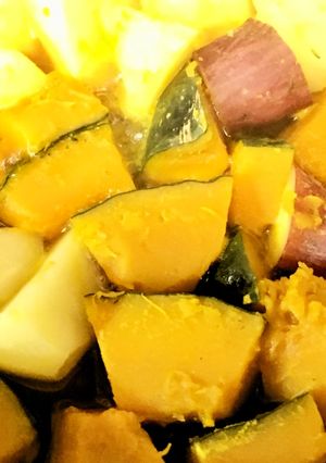 かぼちゃ・じゃがいも・サツマイモの煮物-レシピのメイン写真