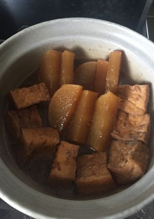 【ズボラ飯】すき焼き後の割下で大根の煮物-レシピのメイン写真