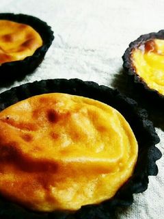 ココア生地でカスタードタルト♪-レシピのメイン写真