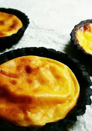 ココア生地でカスタードタルト♪-レシピのメイン写真