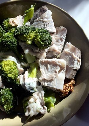蒸すだけ*豚肉野菜蒸しの酢醤油-レシピのメイン写真