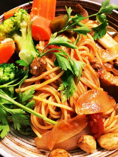 豚バラ肉のトマトパスタ-レシピのメイン写真